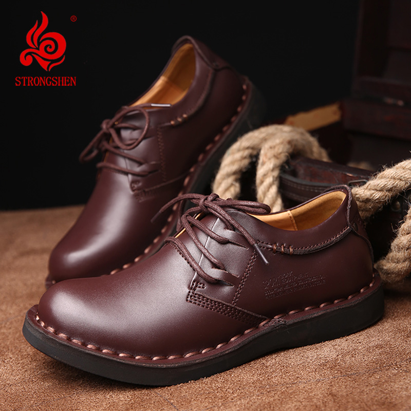 Men Shoes Louboutin - STRONGSHEN sepatu kulit asli pria, alas