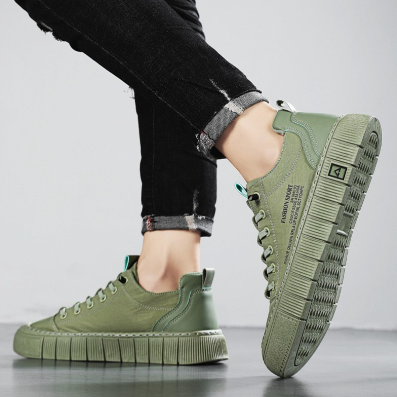 Men Shoes 2026 - Sepatu Sneakers Kanvas Pria Sol Tebal