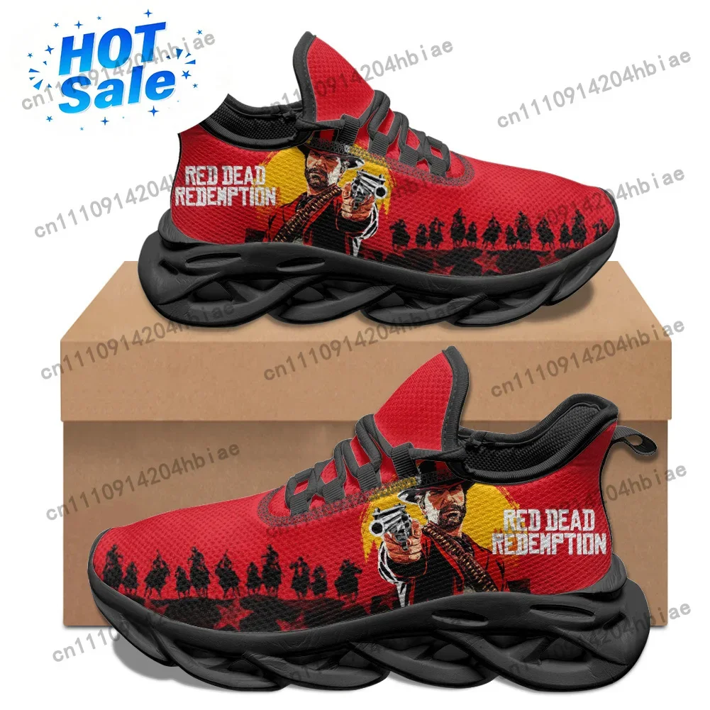 Men Shoes Red - Sepatu Flat Red Dead Redemption Sepatu