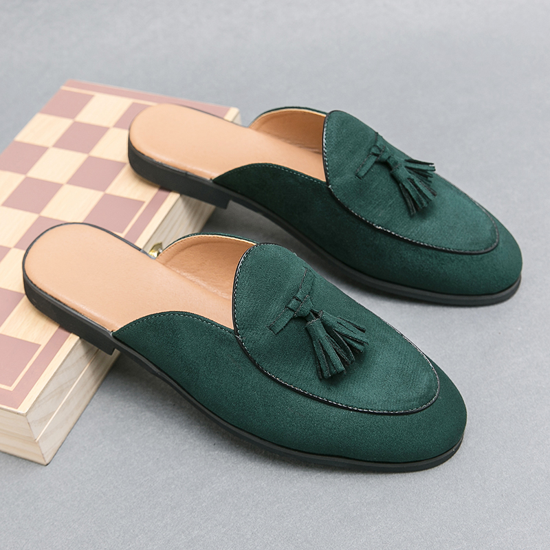 Men Shoes Louboutin - Sepatu Kasual Mewah 2026 Kulit Suede