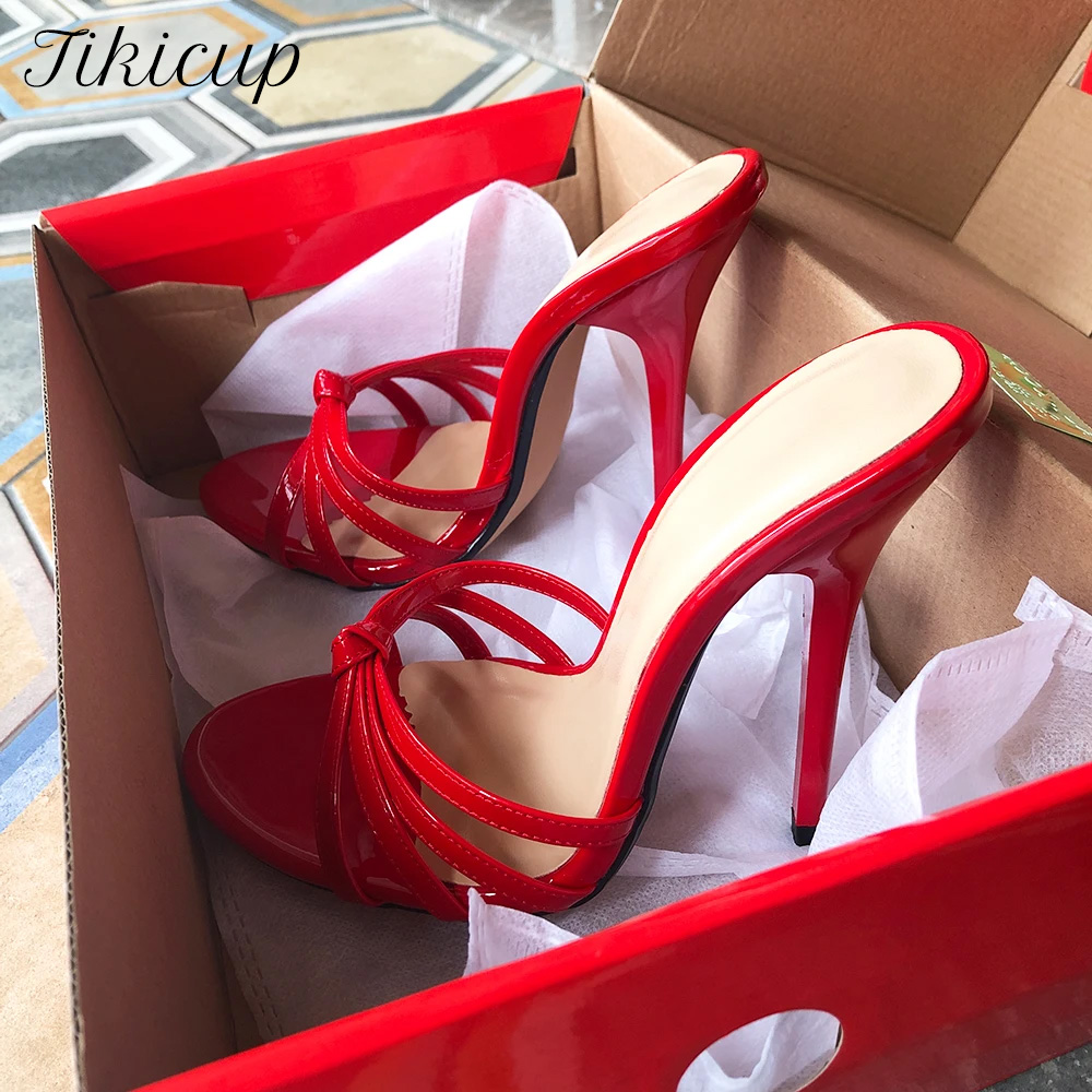 Men Shoes Red - Sepatu Hak Tinggi Ekstrem Tikicup Sexy
