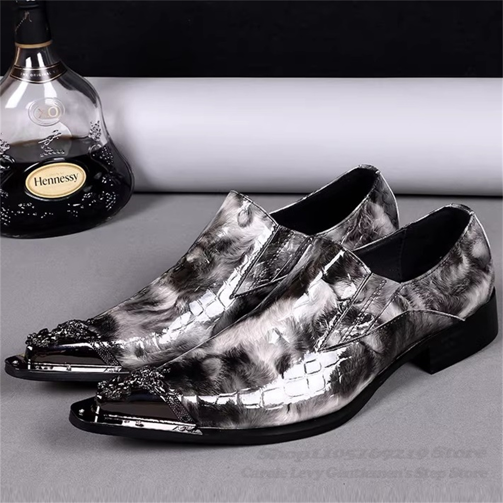 Men Shoes For Wedding - Sepatu Kulit Kasual Pria Ujung Lancip