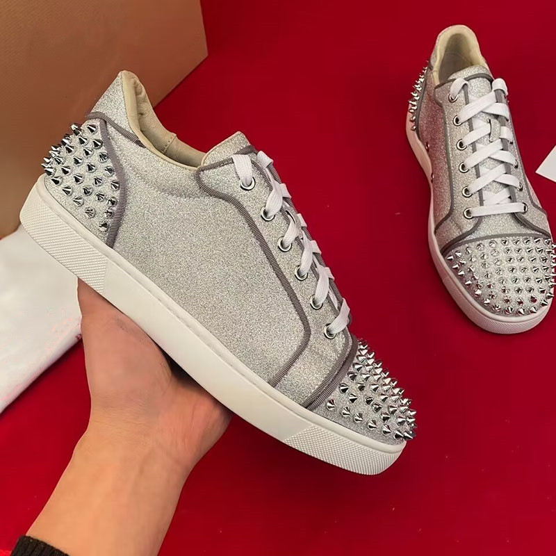 Men Shoes Louboutin - Sepatu Paku Keling Fashion Mewah Pria