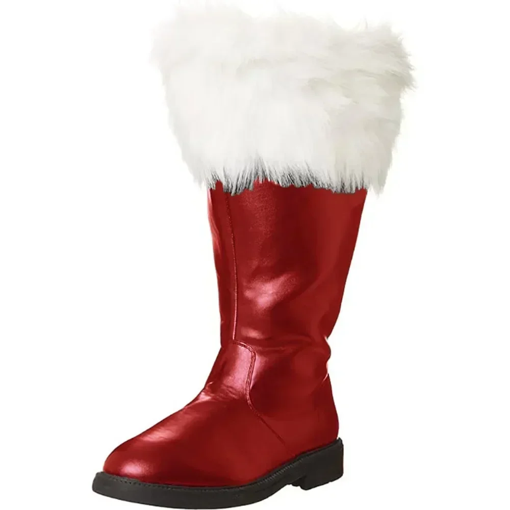 Sepatu Bot Santa Claus Natal P - Men Shoes White Colour ulasan dan harga