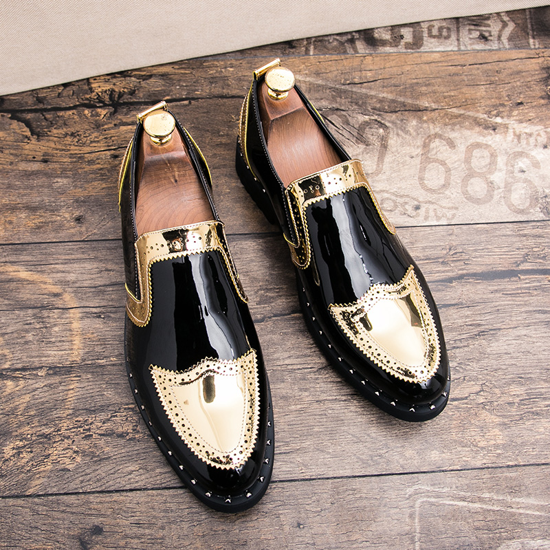 Sepatu pantofel sol tebal pria - Men Shoes Louboutin ulasan dan harga