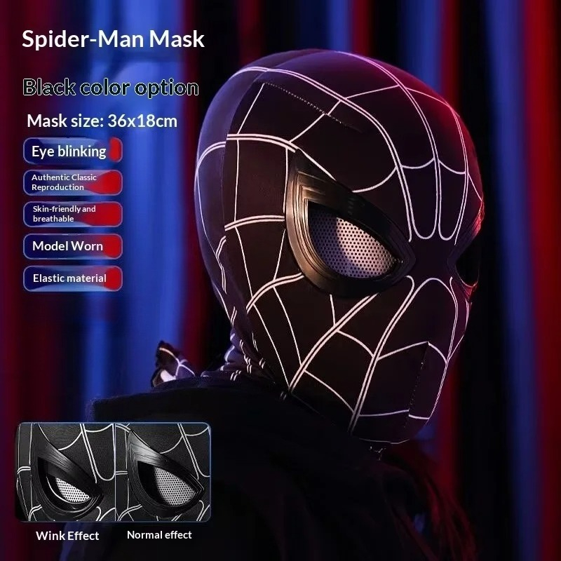 Topeng Spider-Man dengan Mata  - Men Shoes Models ulasan dan harga