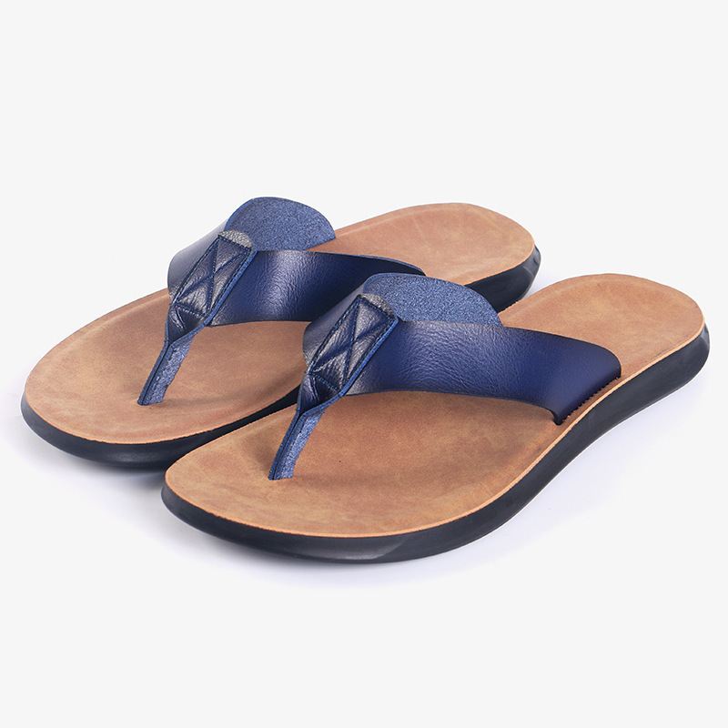 38-47 Sandal Jepit Kulit Itali - Men Shoes Everyday ulasan dan harga