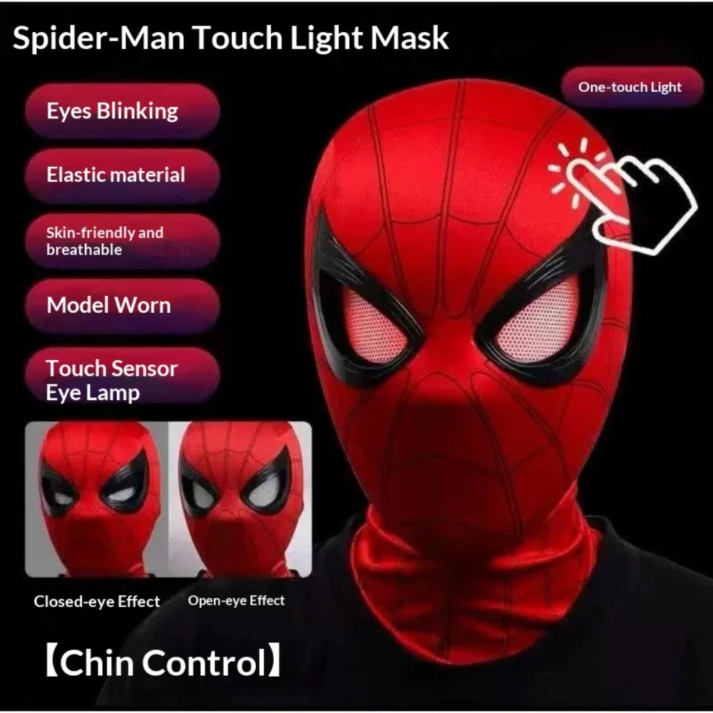 Topeng Spider-Man Dengan Mata  - Men Shoes Models ulasan dan harga