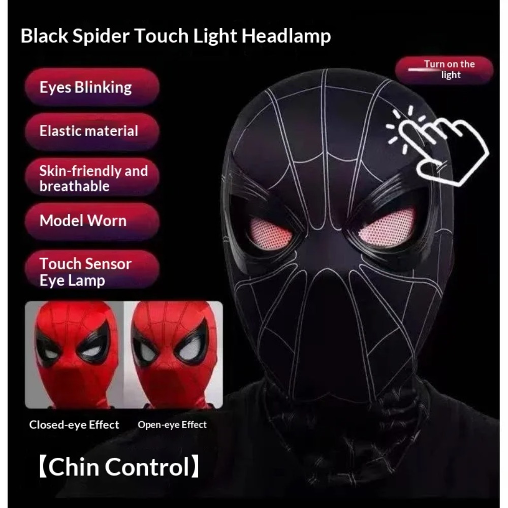 Topeng Spider-Man Dengan Mata  - Men Shoes Models ulasan dan harga