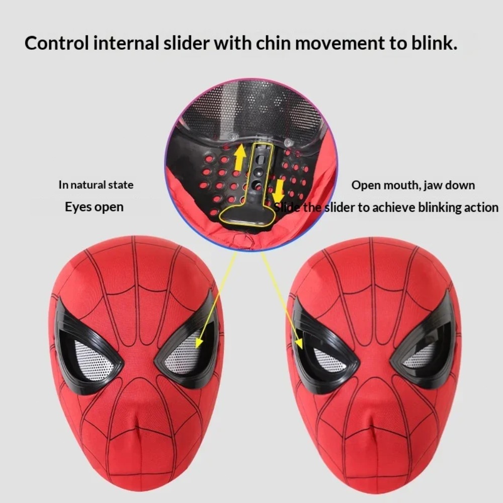 Topeng Spider-Man Dengan Mata  - Men Shoes Models ulasan dan harga