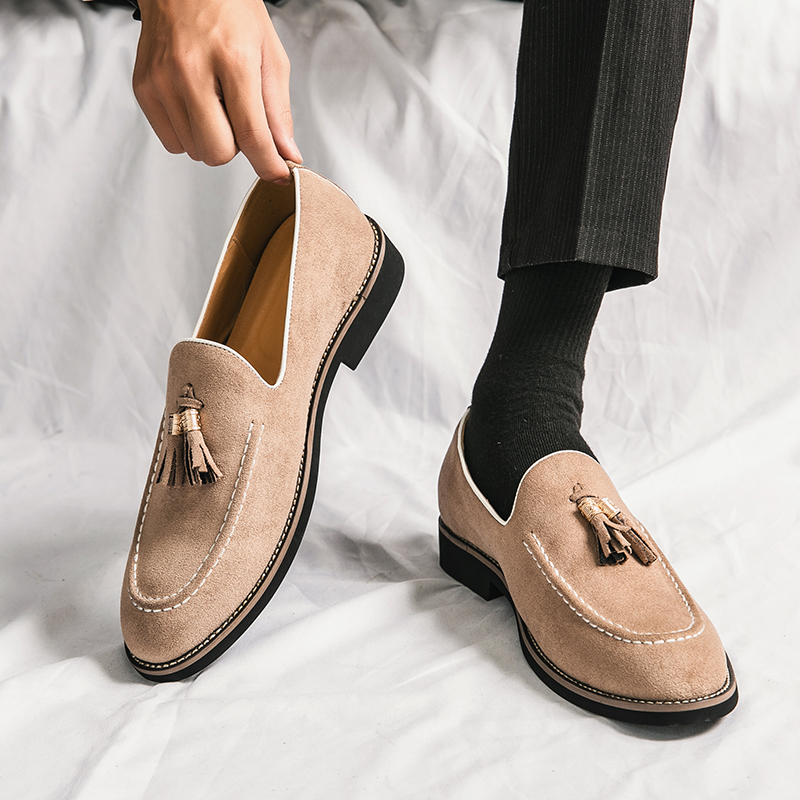 Sepatu kulit asli pria, Kasut  - Men Shoes Louboutin ulasan dan harga