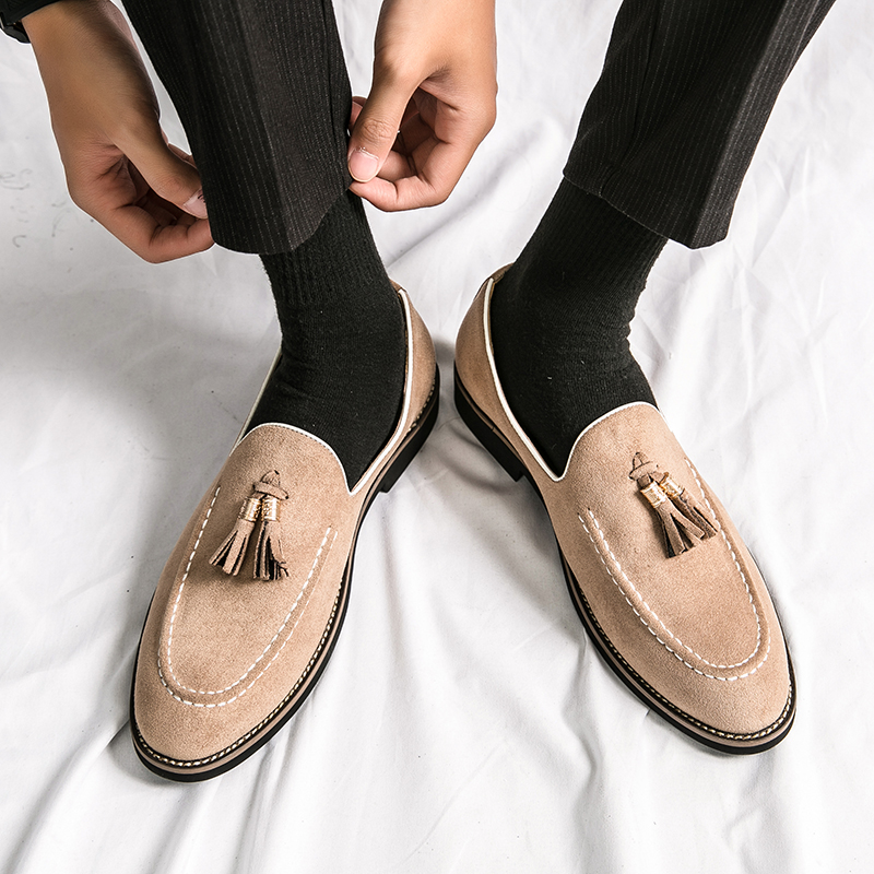 Sepatu kulit asli pria, Kasut  - Men Shoes Louboutin ulasan dan harga