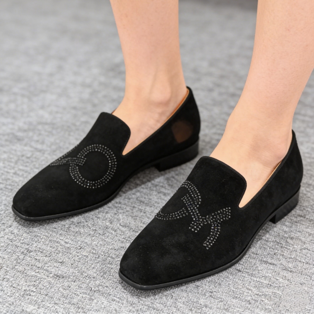 Sepatu Loafer Berhias Rhinesto - Men Shoes For Wedding ulasan dan harga