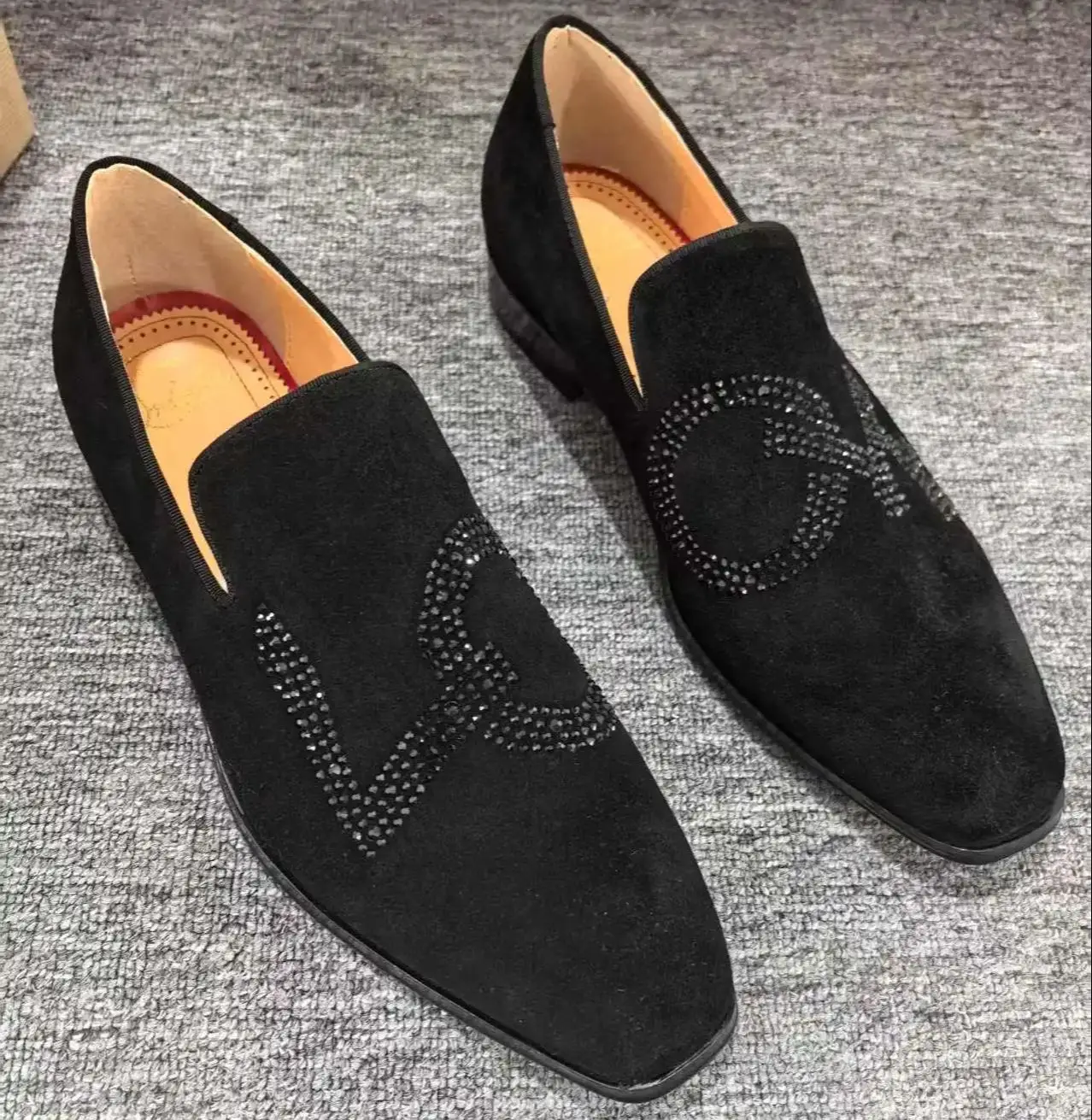 Sepatu Loafer Berhias Rhinesto - Men Shoes For Wedding ulasan dan harga
