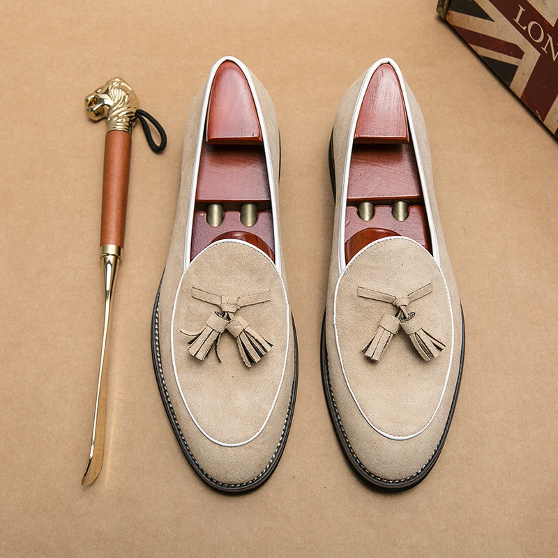 Sepatu Kulit Nubuck Kualitas T - Men Shoes Louboutin ulasan dan harga