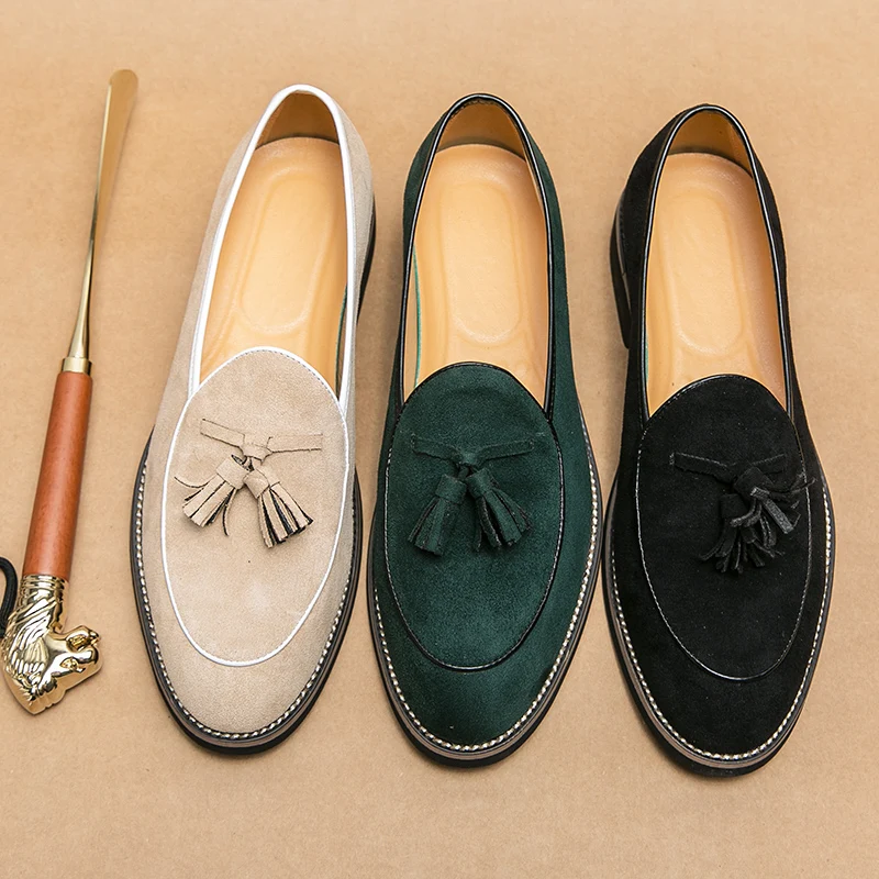 Sepatu Kulit Nubuck Kualitas T - Men Shoes Louboutin ulasan dan harga
