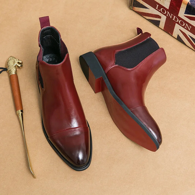 Sepatu bot kulit mewah untuk p - Men Shoes Louboutin ulasan dan harga