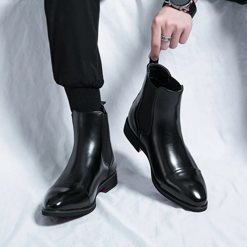 Sepatu bot kulit mewah untuk p - Men Shoes Louboutin ulasan dan harga
