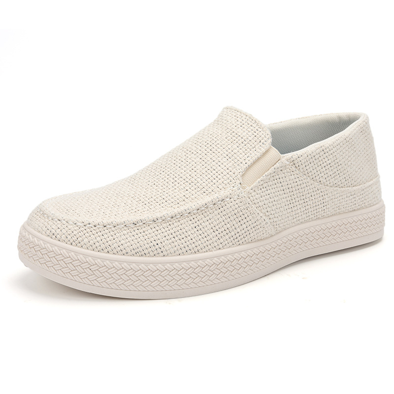 Sepatu Loafer Pria Bahan Linen - Men Shoes Everyday ulasan dan harga