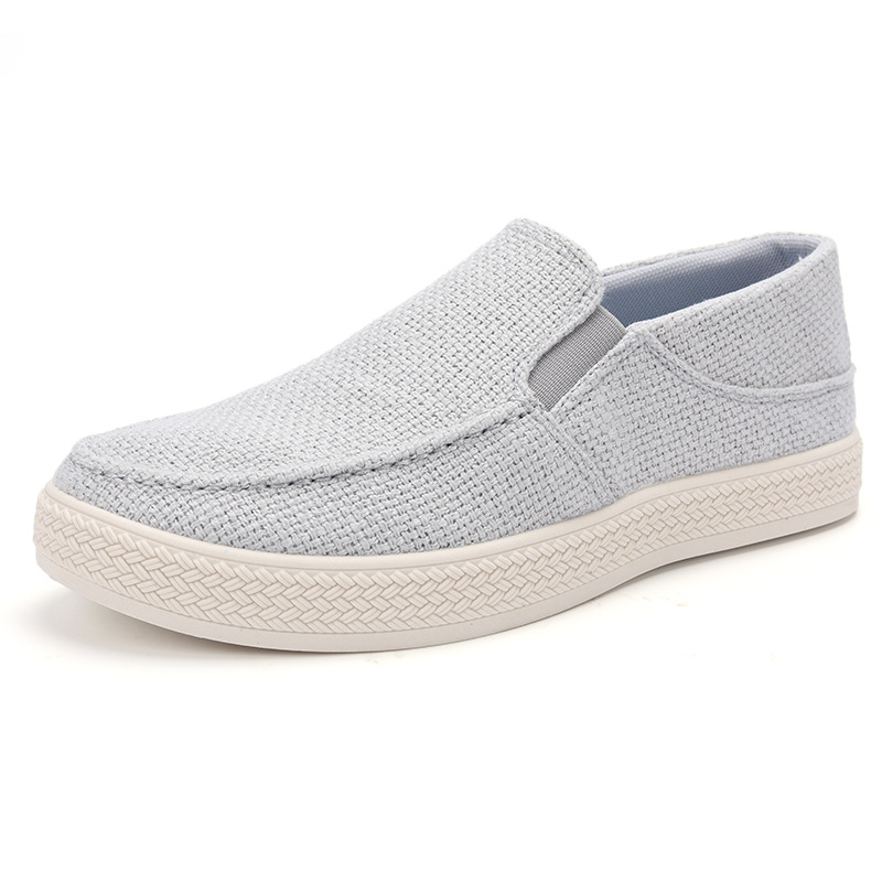Sepatu Loafer Pria Bahan Linen - Men Shoes Everyday ulasan dan harga